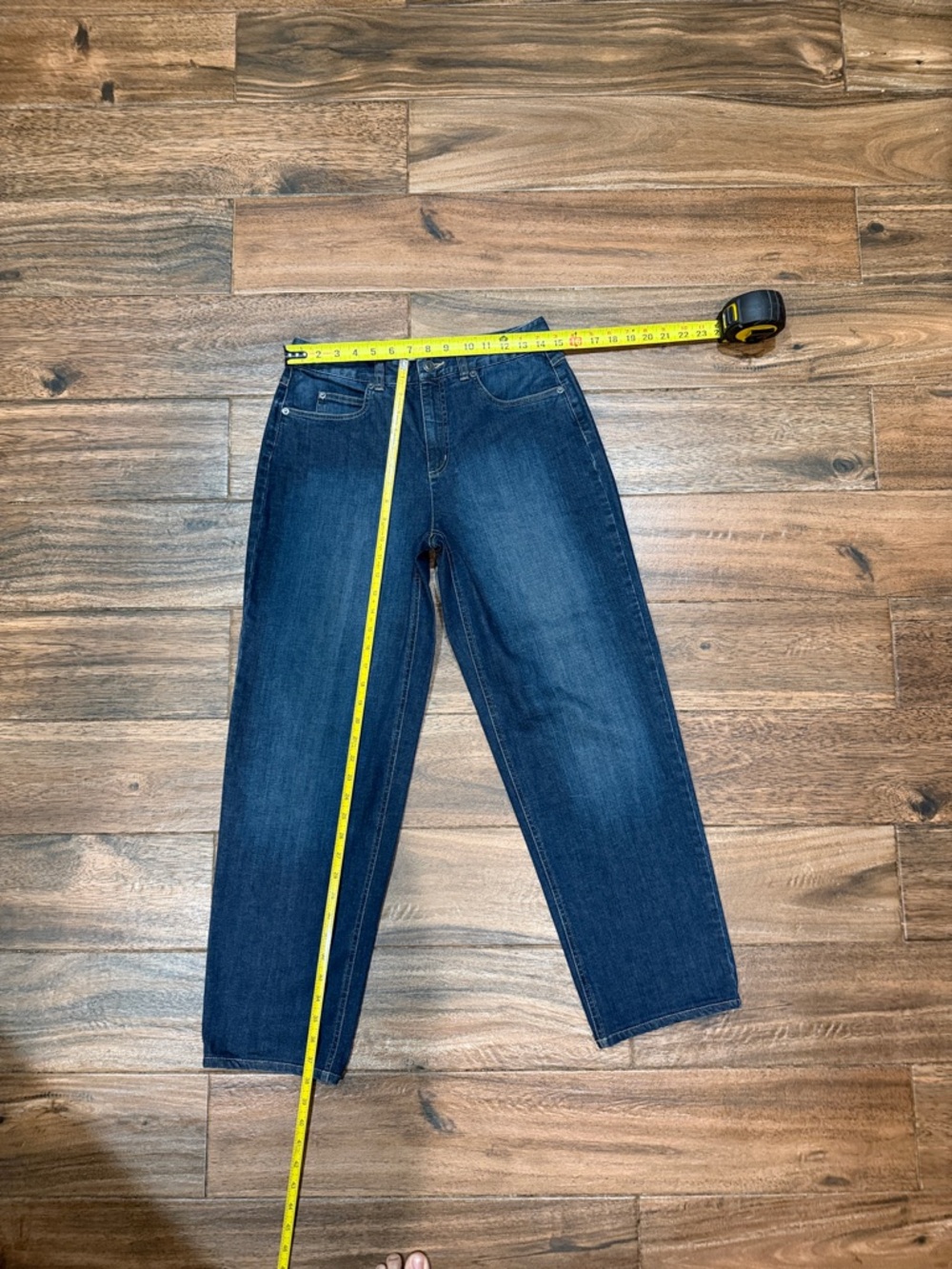 Talbots / Wide Leg Dark Blue Women’s Jeans…811 - Picture 8 of 10